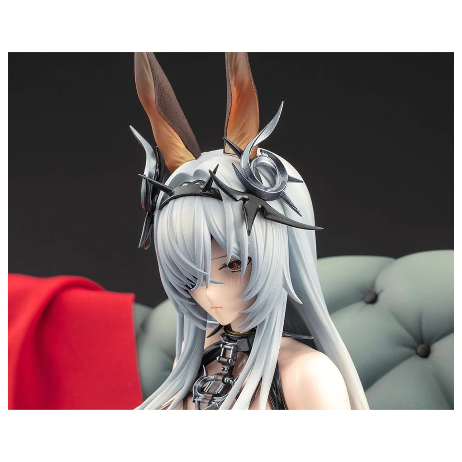 Azur Lane 1/7 Fritz Rumey Schwarzes Kaninchen Ver. PVC szobor figura 23 cm termékfotó