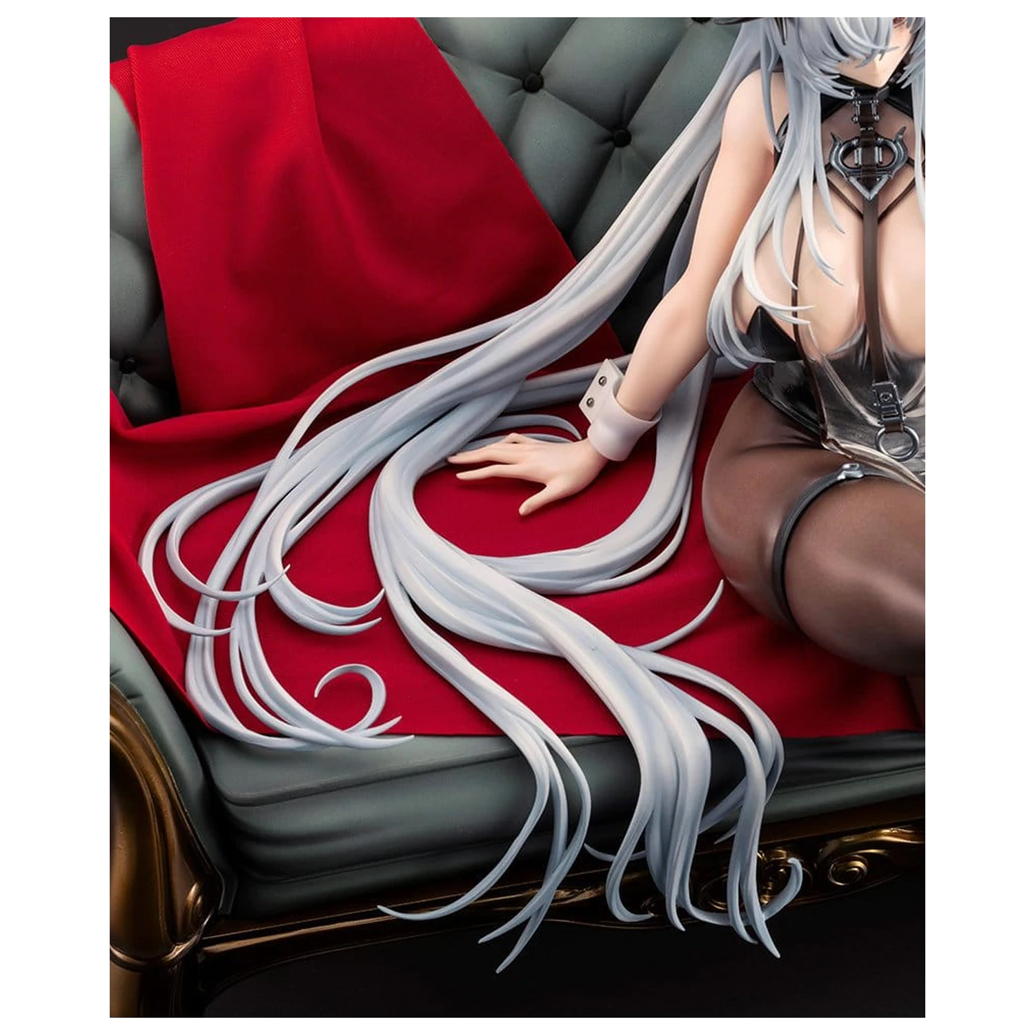 Azur Lane 1/7 Fritz Rumey Schwarzes Kaninchen Ver. PVC szobor figura 23 cm termékfotó