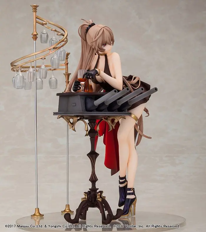 Azur Lane 1/7 Jean Bart Dress Ver. PVC szobor figura 26 cm termékfotó