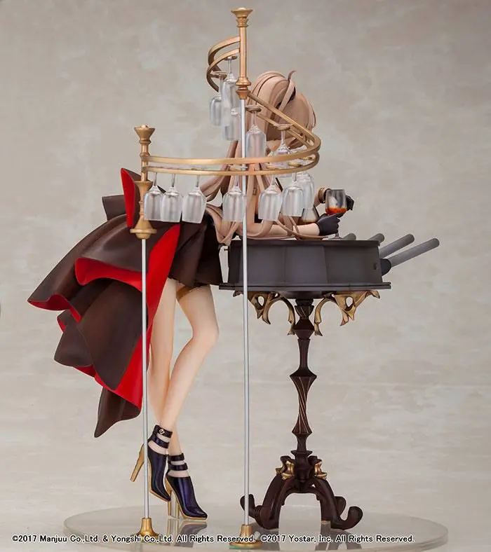 Azur Lane 1/7 Jean Bart Dress Ver. PVC szobor figura 26 cm termékfotó