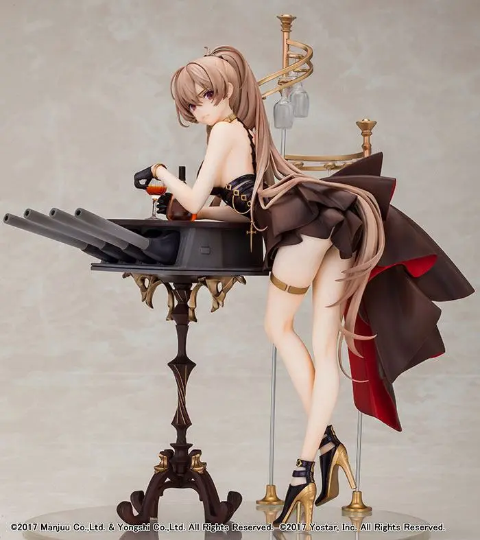 Azur Lane 1/7 Jean Bart Dress Ver. PVC szobor figura 26 cm termékfotó