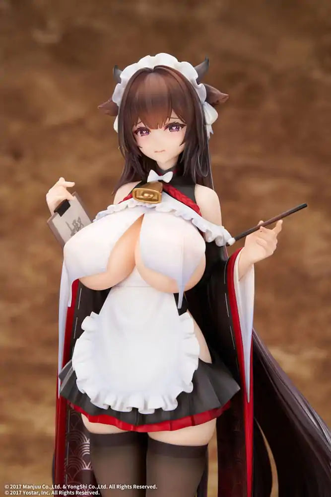 Azur Lane 1/7 Kashino Tsumazuki Trouble Maid Ver. PVC szobor figura 26 cm termékfotó