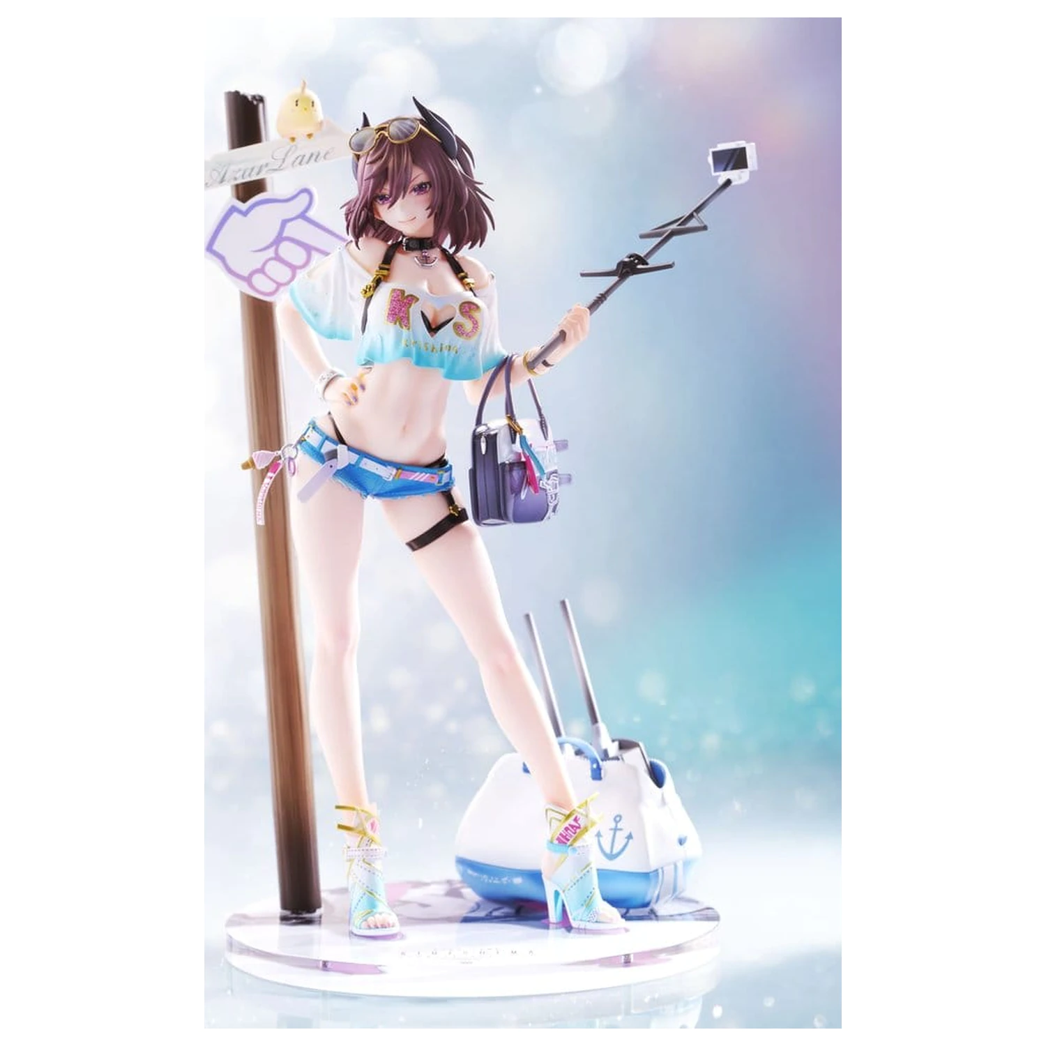 Azur Lane 1/7 Kirishima Bravely Summer PVC figura 28 cm termékfotó