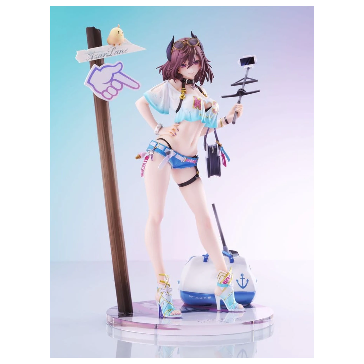 Azur Lane 1/7 Kirishima Bravely Summer PVC figura 28 cm termékfotó