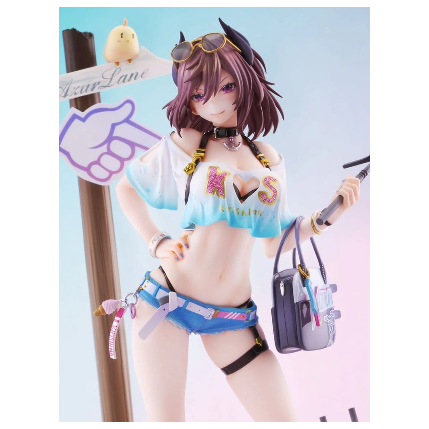 Azur Lane 1/7 Kirishima Bravely Summer PVC figura 28 cm termékfotó