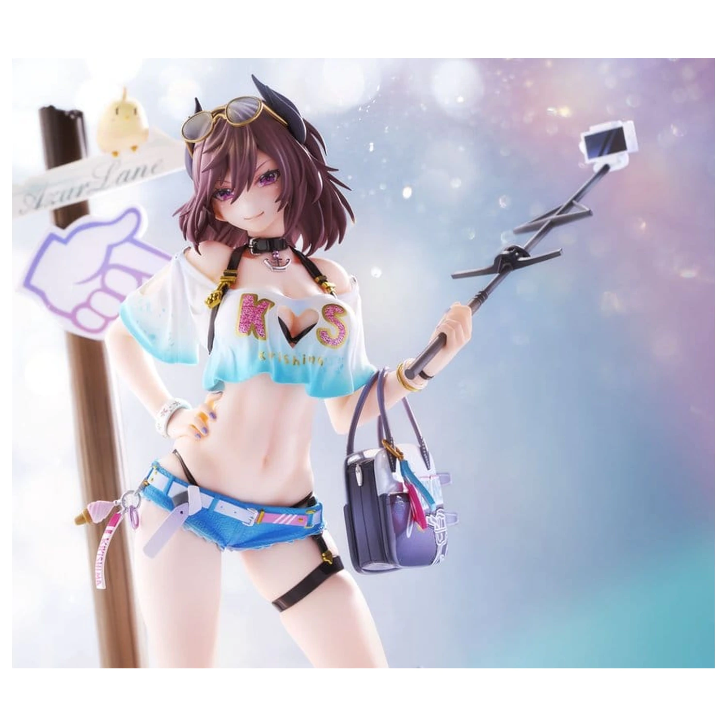 Azur Lane 1/7 Kirishima Bravely Summer PVC figura 28 cm termékfotó