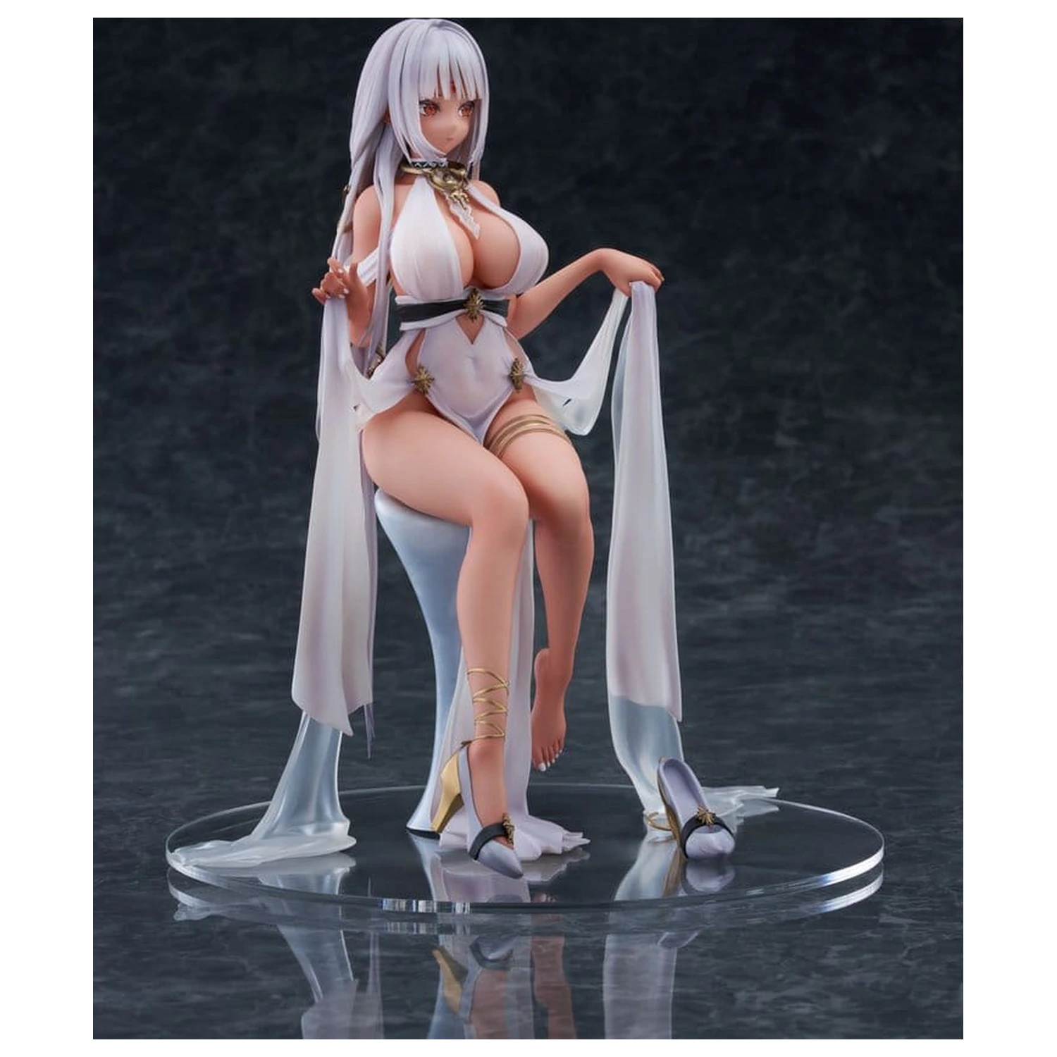 Azur Lane 1/7 Massachucsomagts - Dressed to Impress - AmiAmi PVC figura Limitált kiadás 23 cm termékfotó
