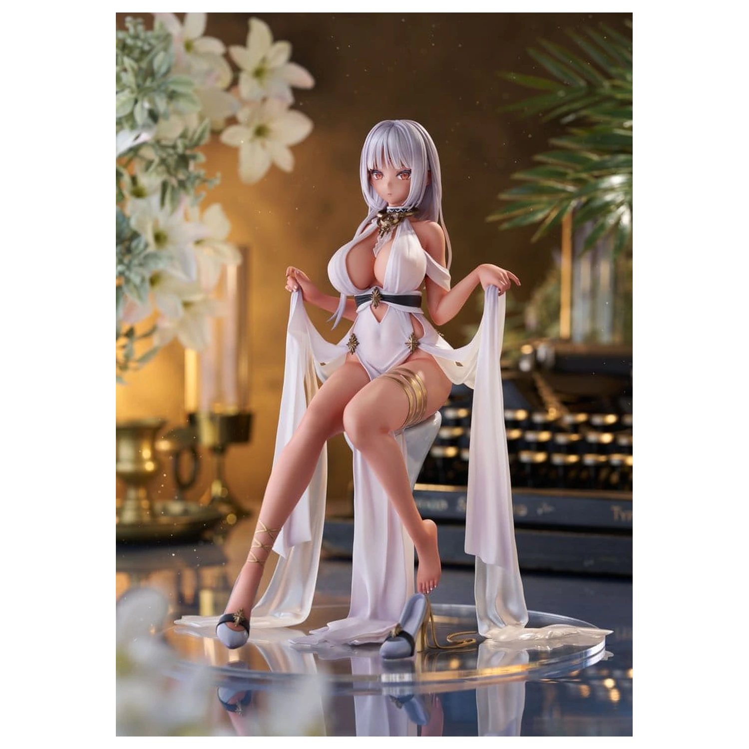 Azur Lane 1/7 Massachucsomagts - Dressed to Impress - AmiAmi PVC figura Limitált kiadás 23 cm termékfotó