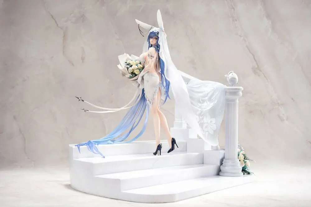 Azur Lane 1/7 New Jersey: Snow-White Ceremony Ver. PVC szobor figura 35 cm termékfotó