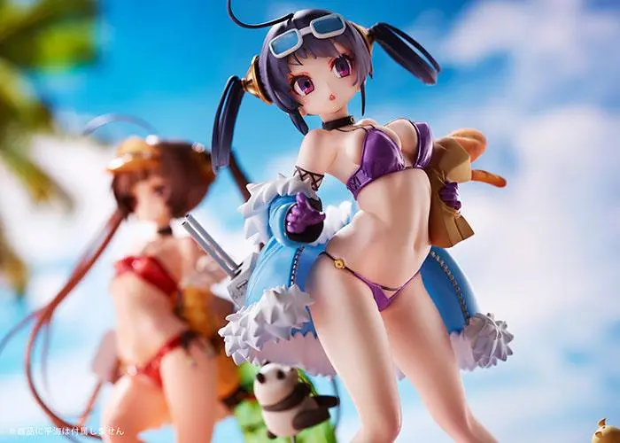 Azur Lane 1/7 Ning Hai Summer Hunger TF Edition PVC szobor figura 24 cm termékfotó