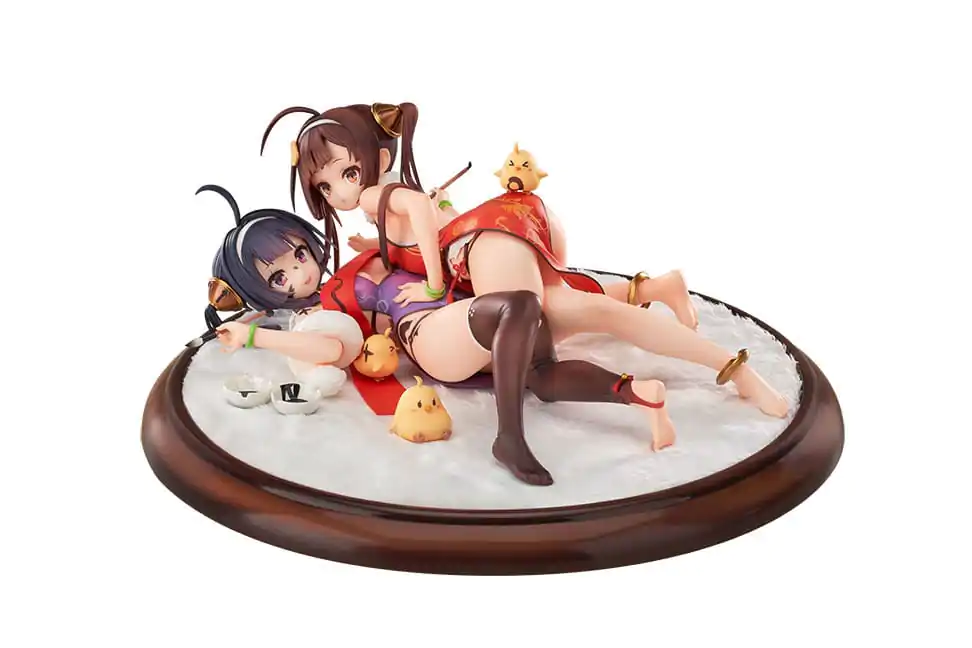 Azur Lane 1/7 Ping Hai &amp; Ning Hai PVC szobor figura 12 cm termékfotó