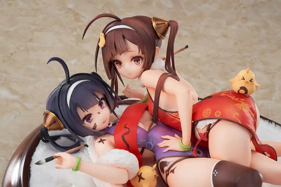 Azur Lane 1/7 Ping Hai &amp; Ning Hai PVC szobor figura 12 cm termékfotó