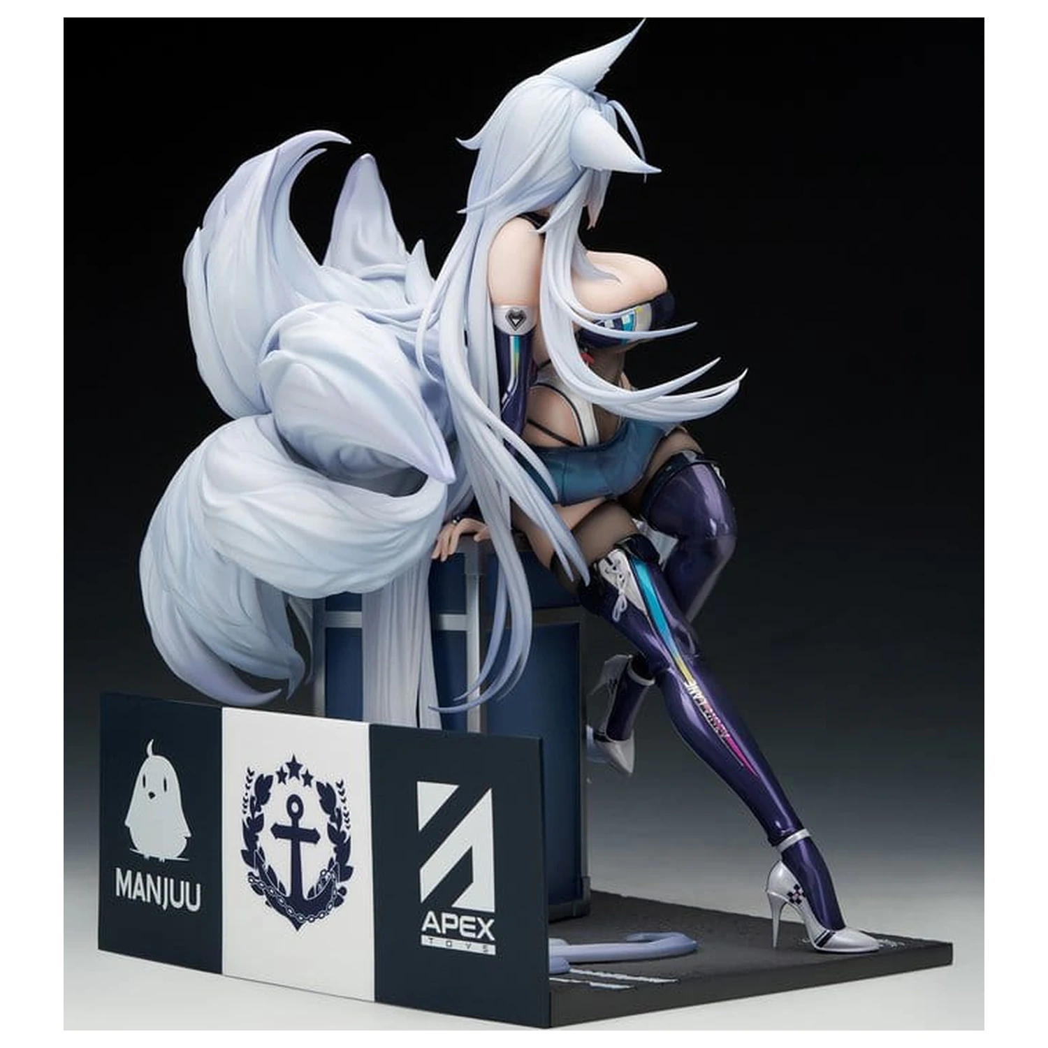 Azur Lane 1/7 Shinano Moonlit Chrome Ver. Acrylic Special Edition w/Display PVC figura 25 cm termékfotó