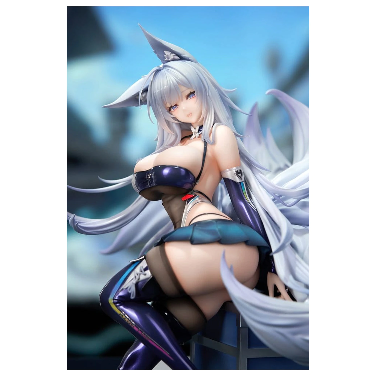 Azur Lane 1/7 Shinano Moonlit Chrome Ver. Acrylic Special Edition w/Display PVC figura 25 cm termékfotó