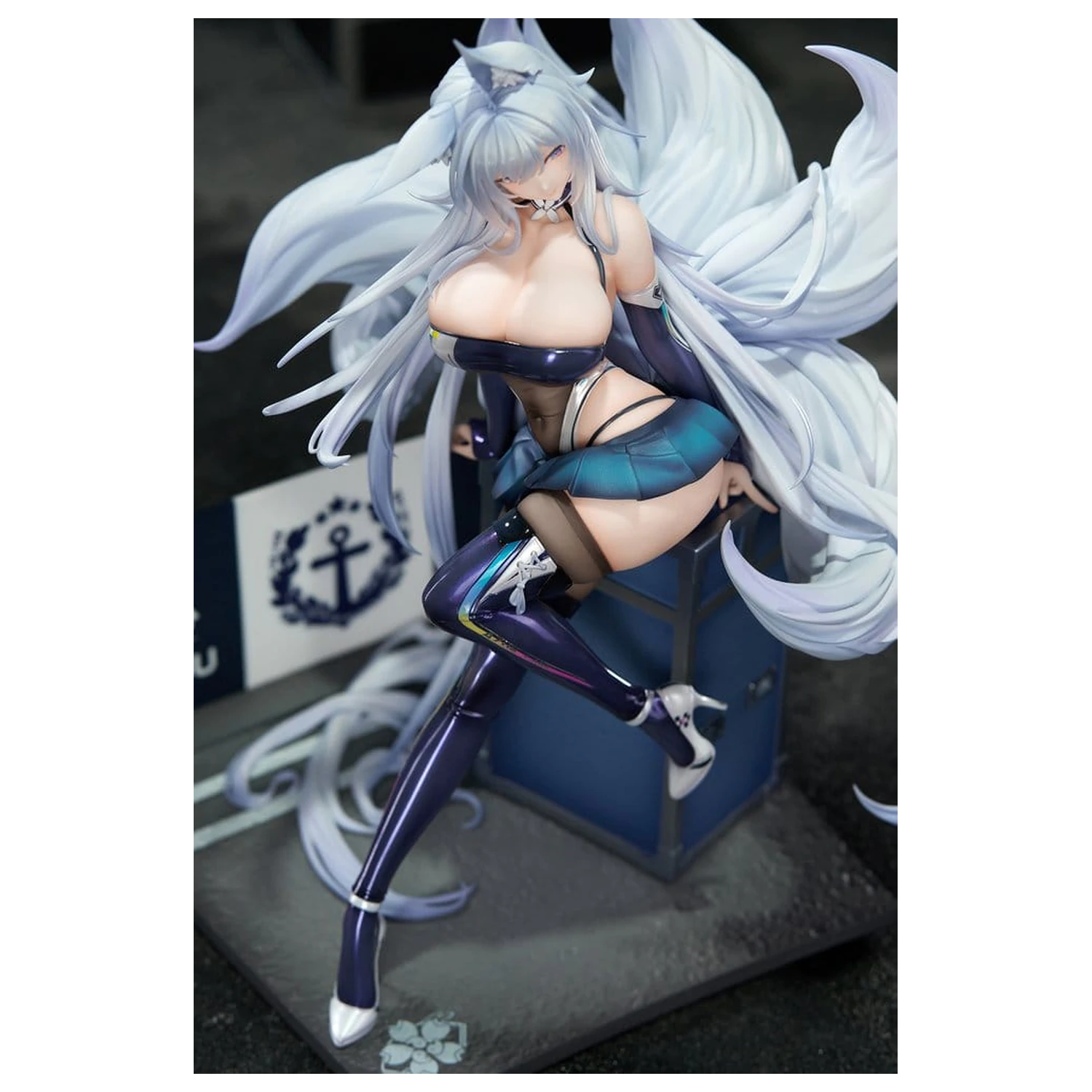 Azur Lane 1/7 Shinano Moonlit Chrome Ver. Acrylic Special Edition w/Display PVC figura 25 cm termékfotó