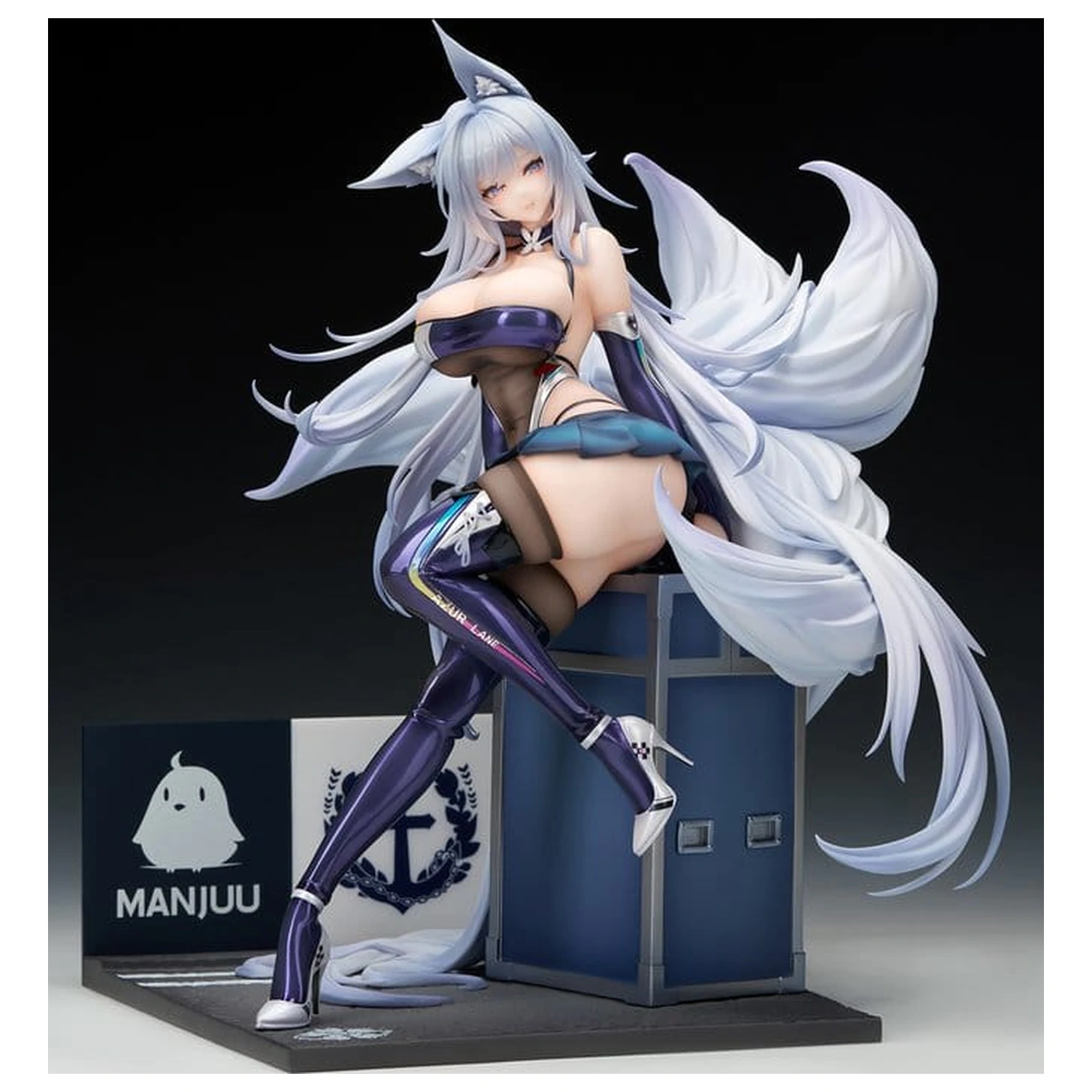 Azur Lane 1/7 Shinano Moonlit Chrome Ver. Acrylic Special Edition w/Display PVC figura 25 cm termékfotó
