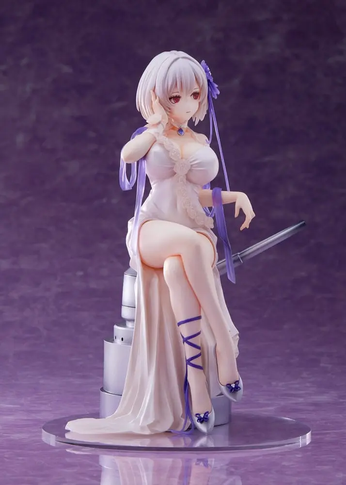 Azur Lane 1/7 Sirius White Rose DT-163 PVC szobor figura 22 cm termékfotó