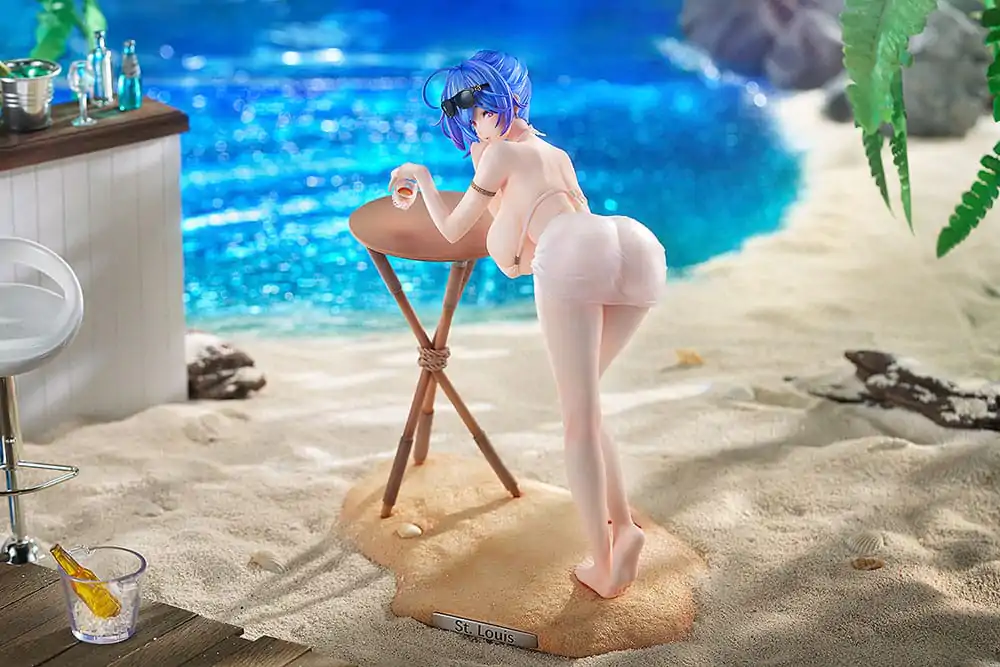 Azur Lane 1/7 St. Louis: Swimsuit Ver. szobor figura 19 cm termékfotó