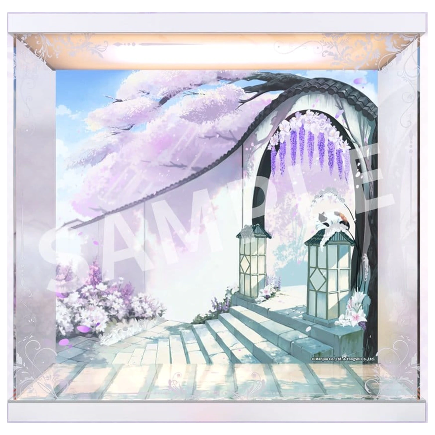 Azur Lane Acrylic LED Display Case for Musashi Purest Wisteria Ver. 47 x 37 x 46 cm termékfotó