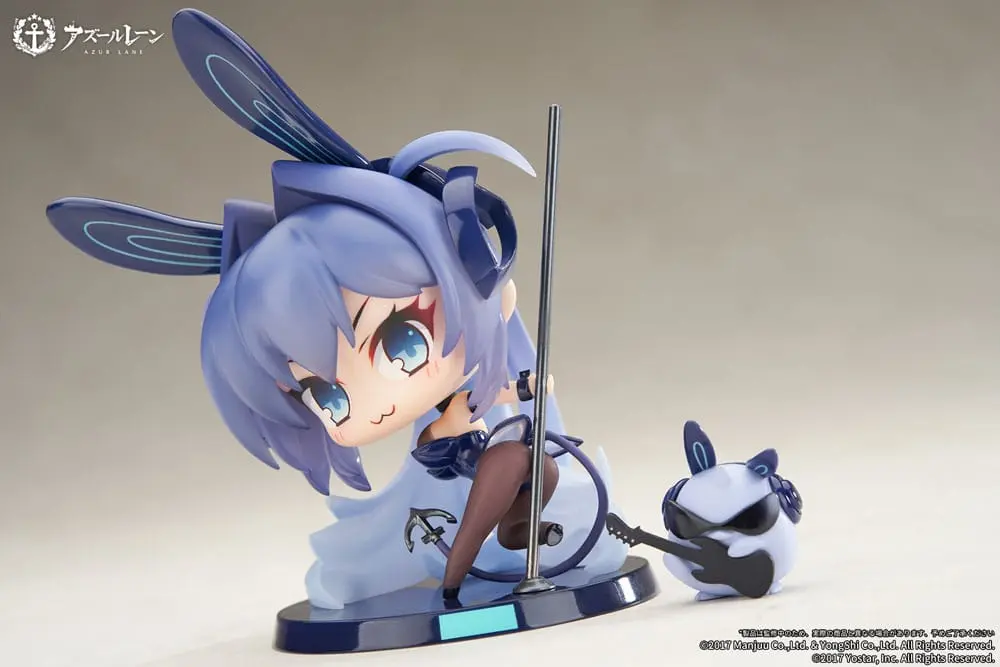 Azur Lane Deformed JUUs Time Chibi  New Jersey PVC szobor figura 8 cm termékfotó