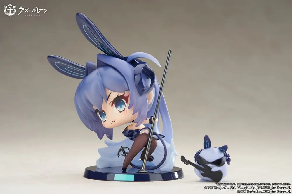 Azur Lane Deformed JUUs Time Chibi  New Jersey PVC szobor figura 8 cm termékfotó