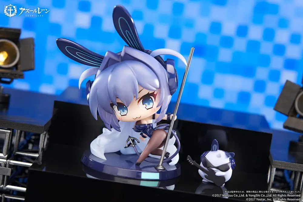 Azur Lane Deformed JUUs Time Chibi  New Jersey PVC szobor figura 8 cm termékfotó