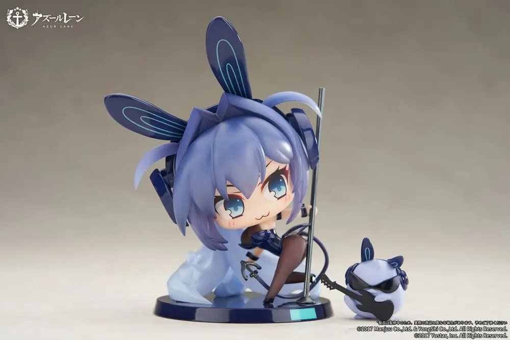 Azur Lane Deformed JUUs Time Chibi  New Jersey PVC szobor figura 8 cm termékfotó