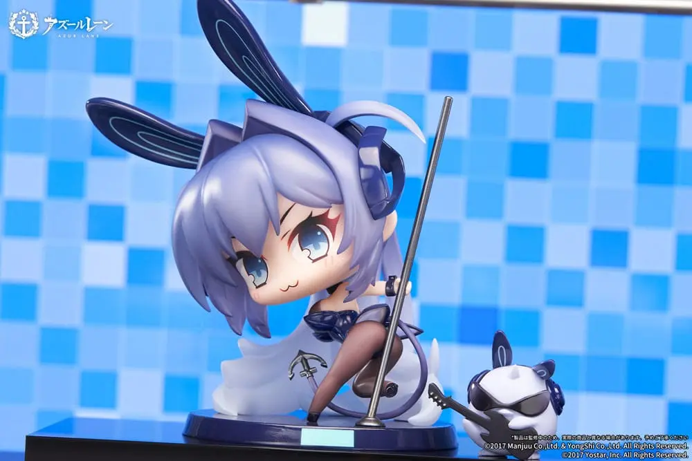 Azur Lane Deformed JUUs Time Chibi  New Jersey PVC szobor figura 8 cm termékfotó