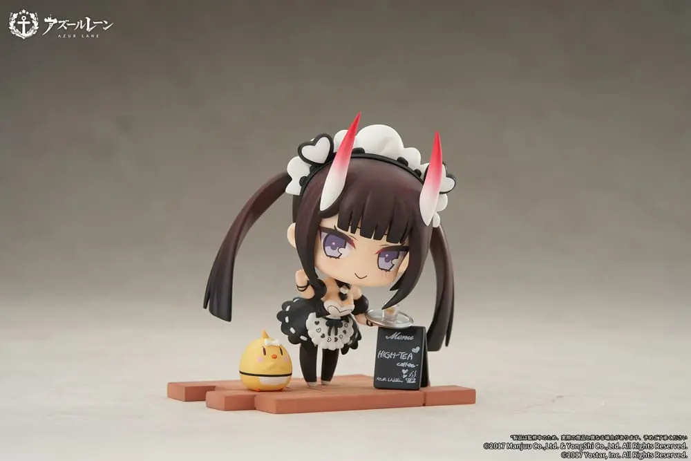 Azur Lane Deformed JUUs Time Chibi Noshiro PVC szobor figura 8 cm termékfotó