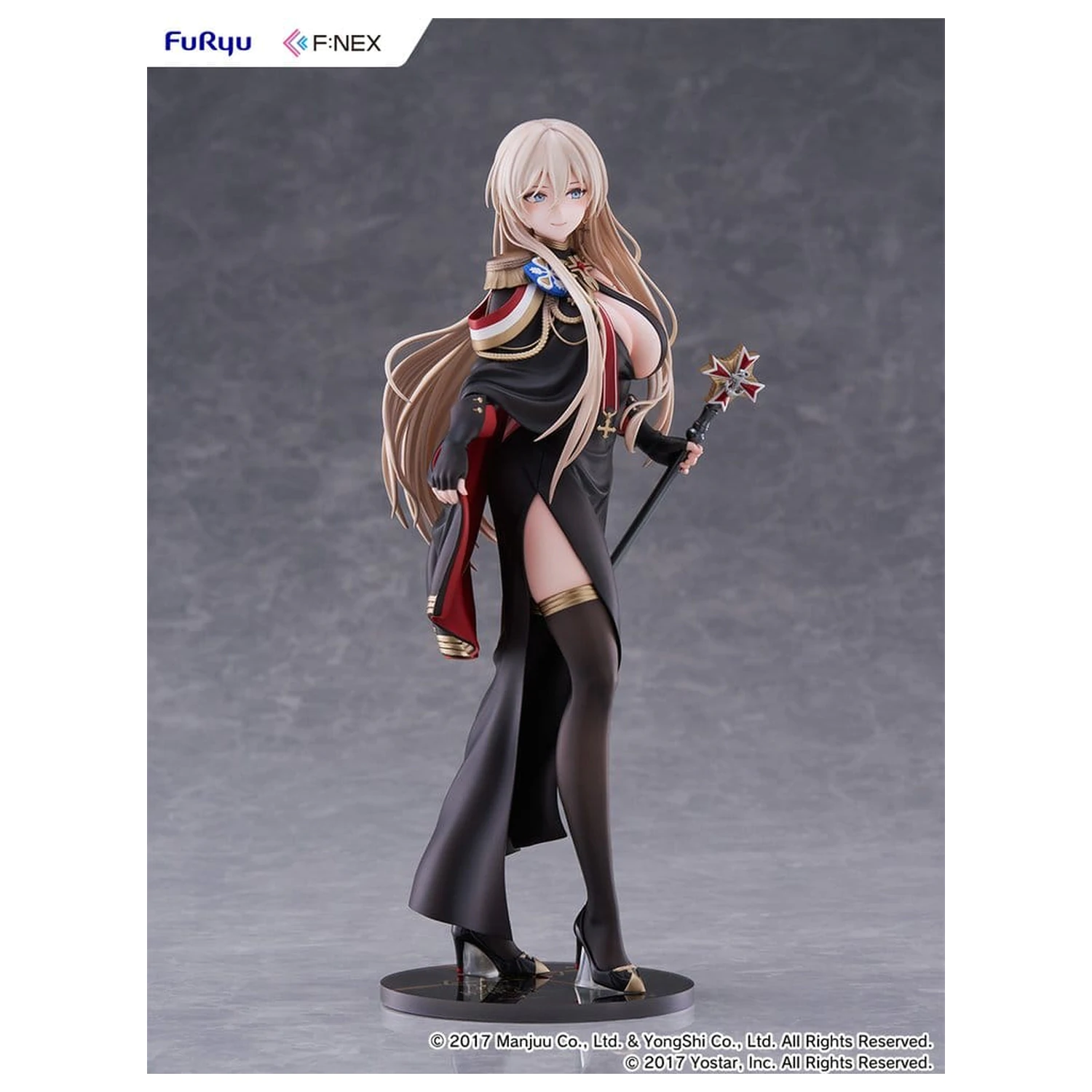 Azur Lane F:NEX 1/7 Bismarck Formal Dress Ver. PVC figura 25 cm termékfotó