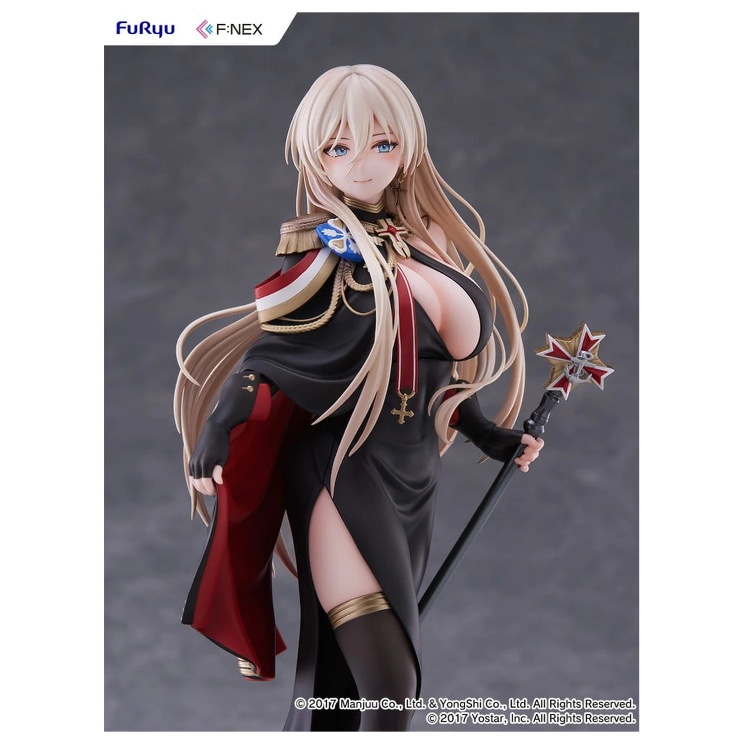 Azur Lane F:NEX 1/7 Bismarck Formal Dress Ver. PVC figura 25 cm termékfotó