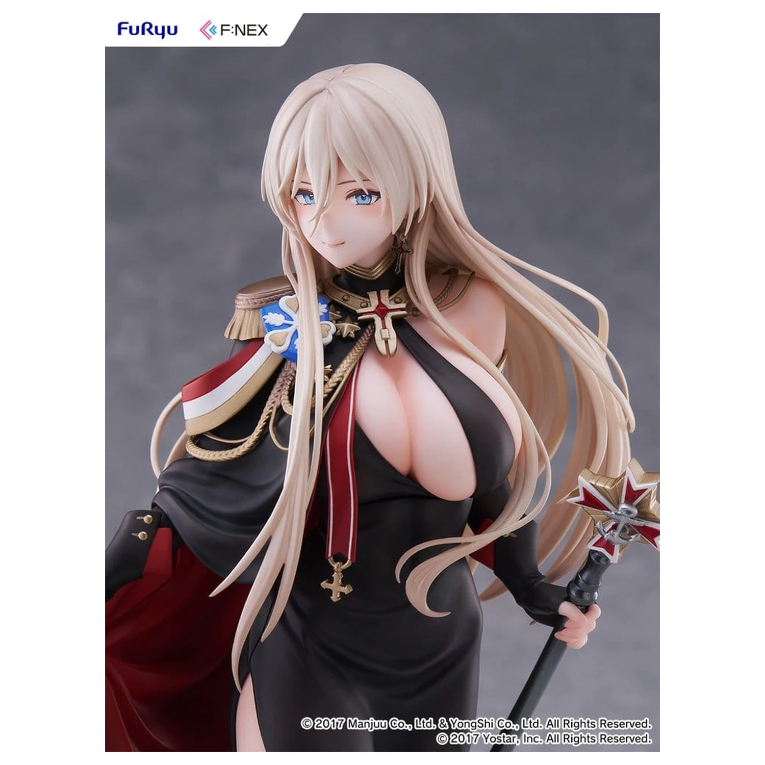 Azur Lane F:NEX 1/7 Bismarck Formal Dress Ver. PVC figura 25 cm termékfotó
