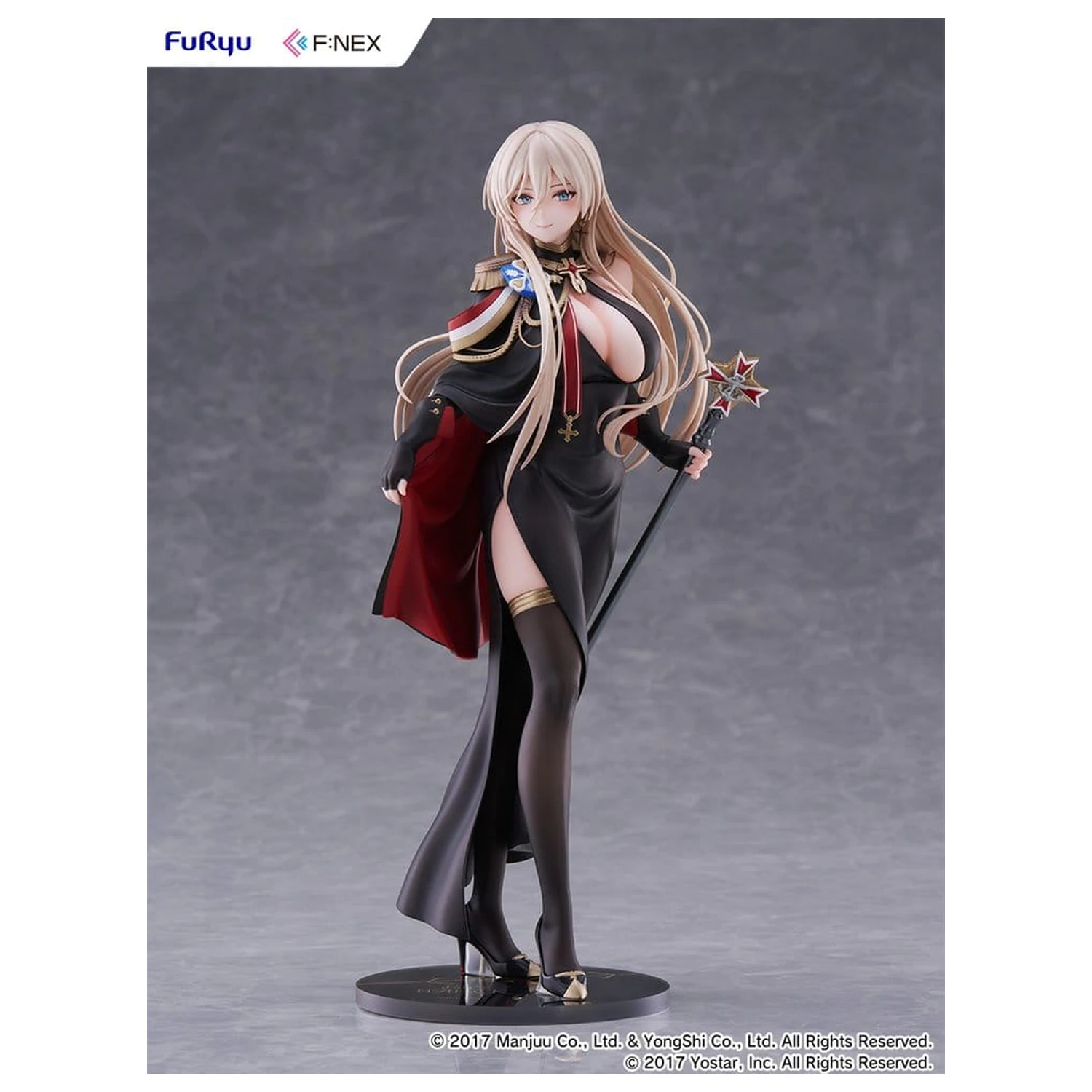 Azur Lane F:NEX 1/7 Bismarck Formal Dress Ver. PVC figura 25 cm termékfotó