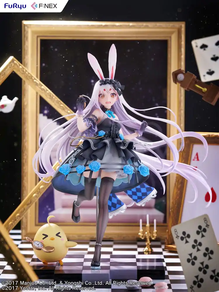 Azur Lane F:Nex 1/7 Shimakaze The White Rabbit of Wonderland Ver. PVC szobor figura 30 cm termékfotó