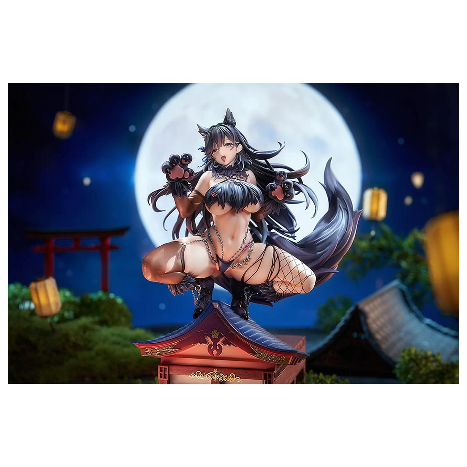 Azur Lane PVC szobor figura 1/7 Atago: Full Moon's Feral Wolf Ver. 24 cm  termékfotó