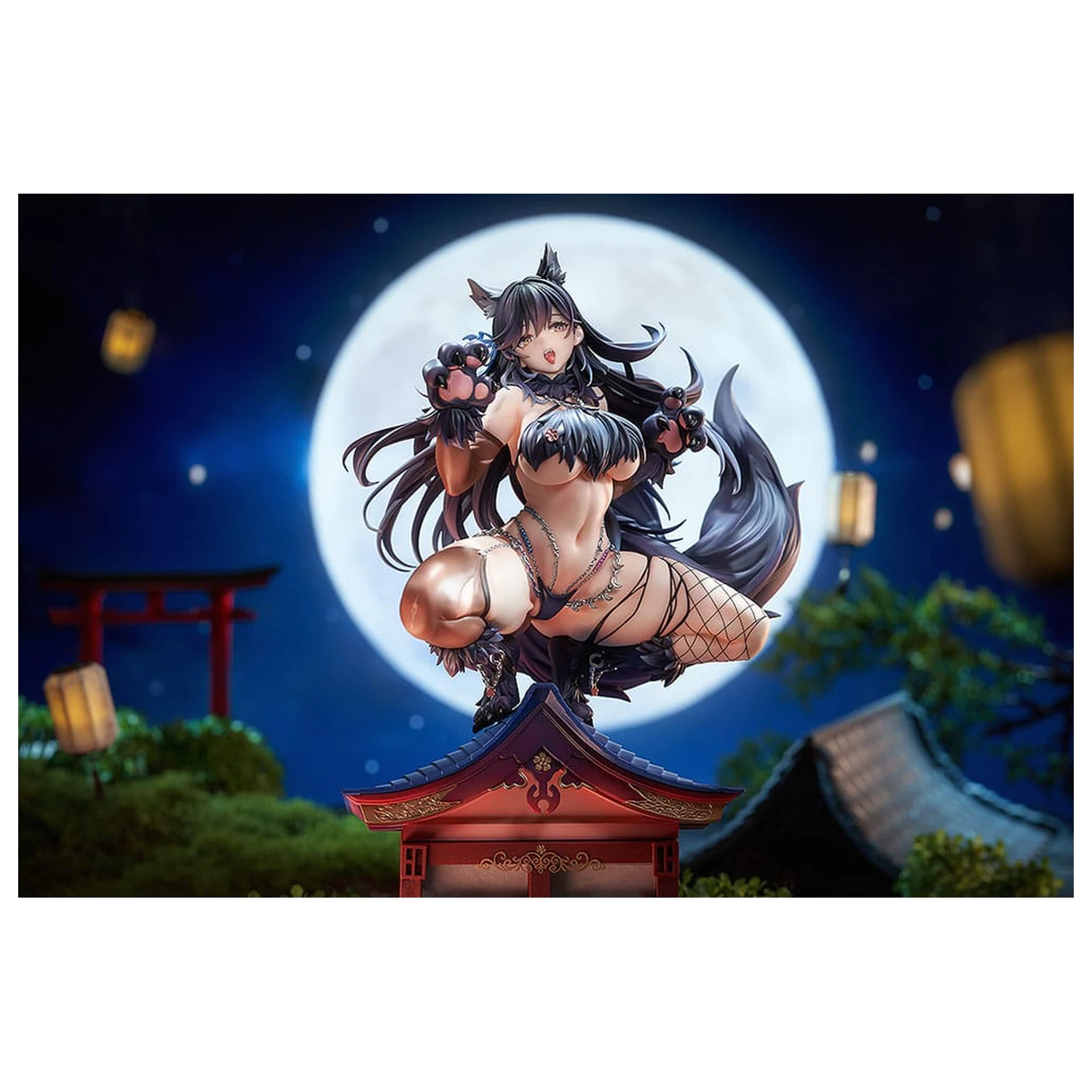 Azur Lane PVC szobor figura 1/7 Atago: Full Moon's Feral Wolf Ver. 24 cm  termékfotó