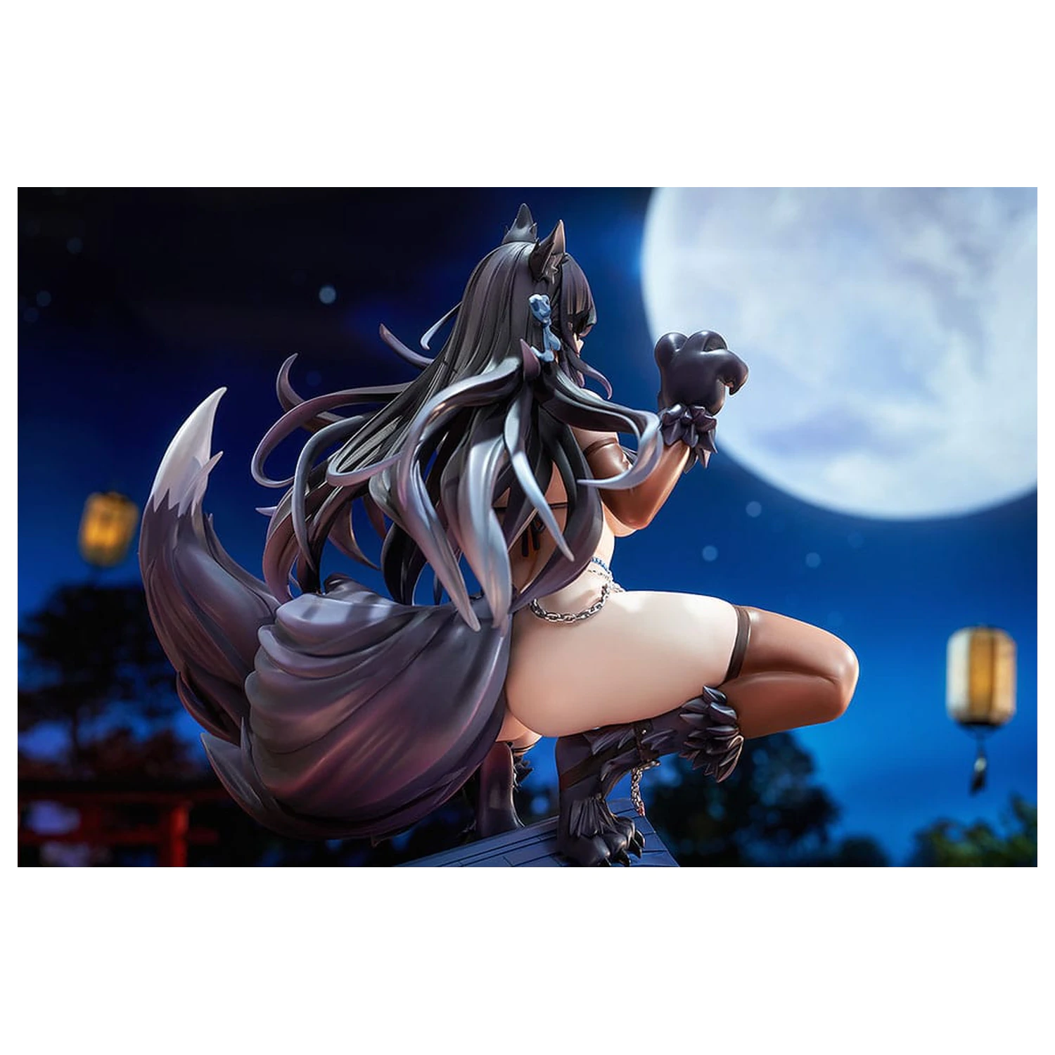Azur Lane PVC szobor figura 1/7 Atago: Full Moon's Feral Wolf Ver. 24 cm  termékfotó