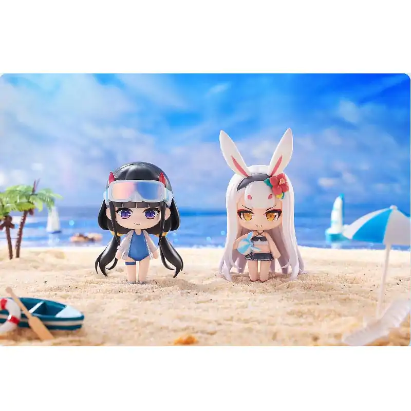 Azur Lane Summer Swimsuit Chibi Vol. 1 3 db-os Mini figura csomag 10 cm termékfotó