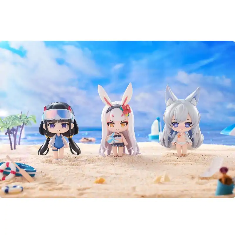 Azur Lane Summer Swimsuit Chibi Vol. 1 3 db-os Mini figura csomag 10 cm termékfotó