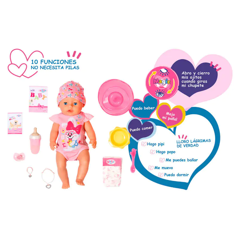 BABY born kislány baba 43cm termékfotó