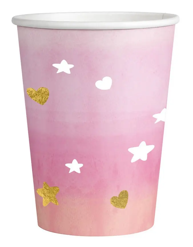 Baby Girl papír pohár 8 db-os 250 ml termékfotó