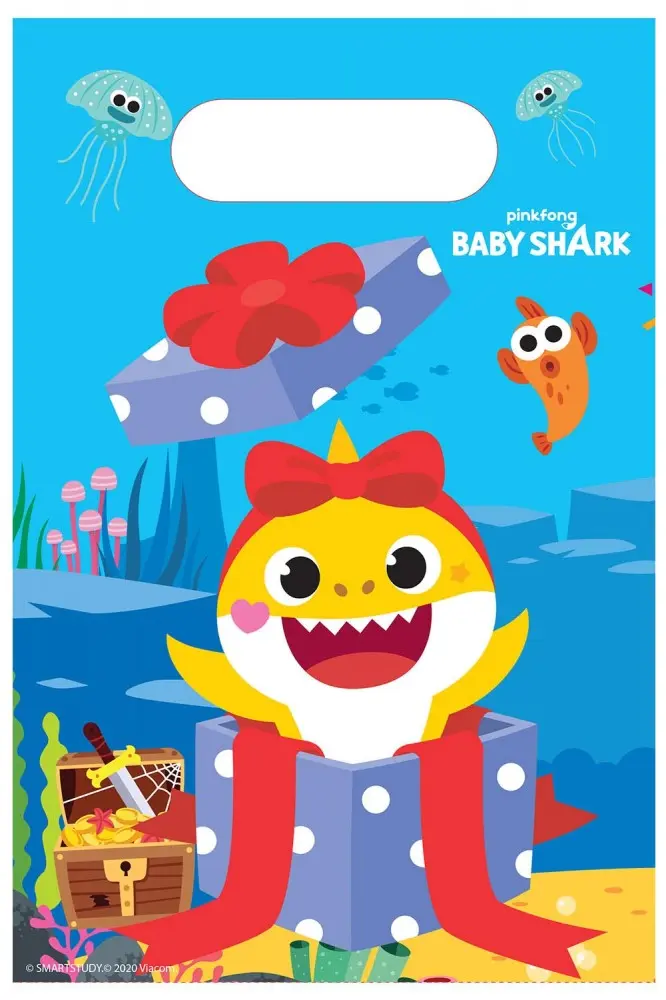 Baby Shark ajándéktasak 8 db-os termékfotó