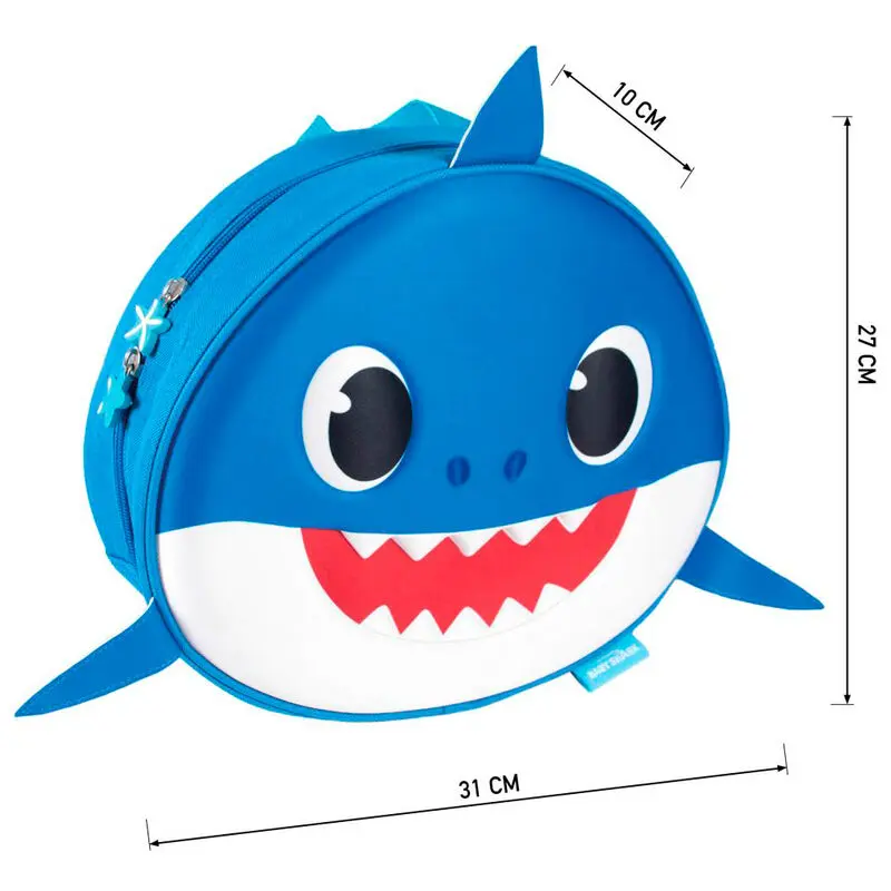 Baby Shark Daddy Shark 3D prémium táska hátizsák 30cm termékfotó