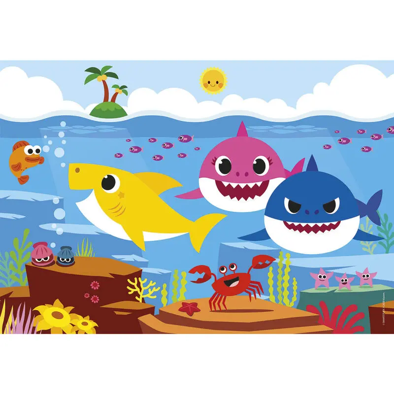 Baby Shark Happy Color puzzle 60db-os termékfotó