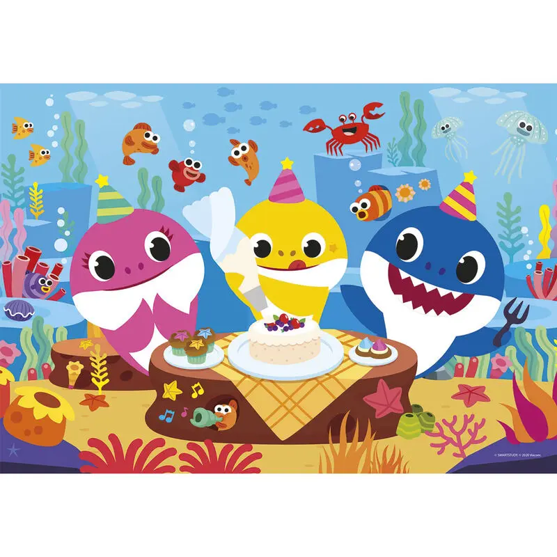 Baby Shark Happy Color puzzle 60db-os termékfotó