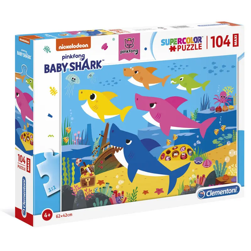 Baby Shark Maxi puzzle 104db-os termékfotó