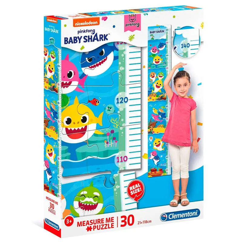 Baby Shark mérőszalagos puzzle 30db-os termékfotó