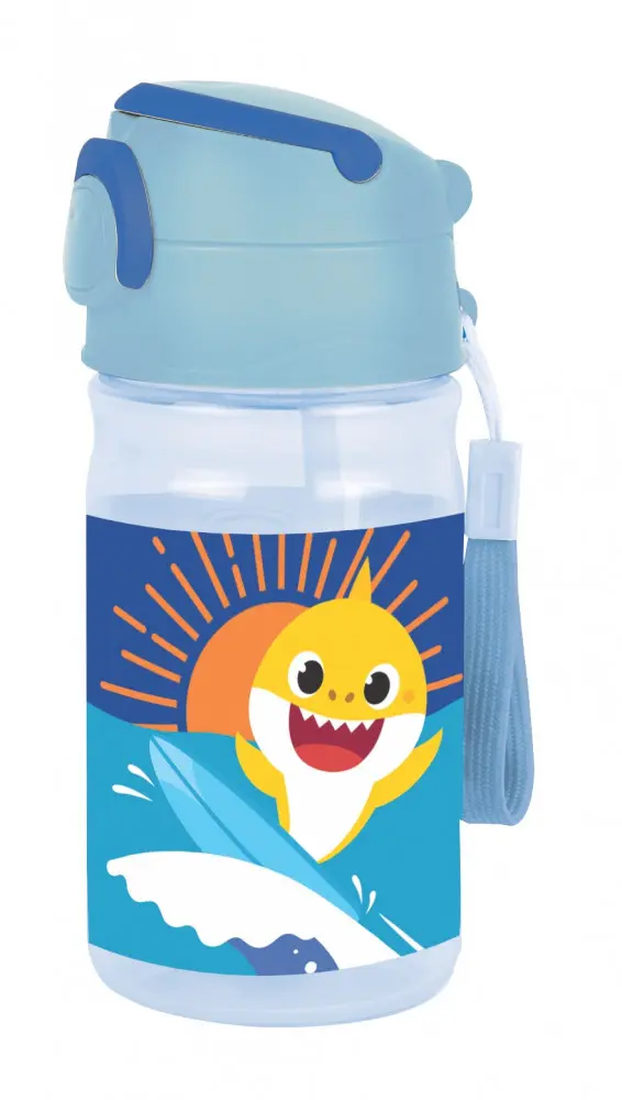 Baby Shark műanyag kulacs akasztóval 350 ml termékfotó