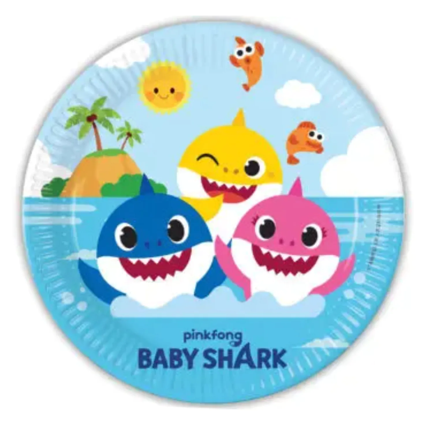 Baby Shark Next Generation papírtányér 8 db-os 23 cm FSC termékfotó