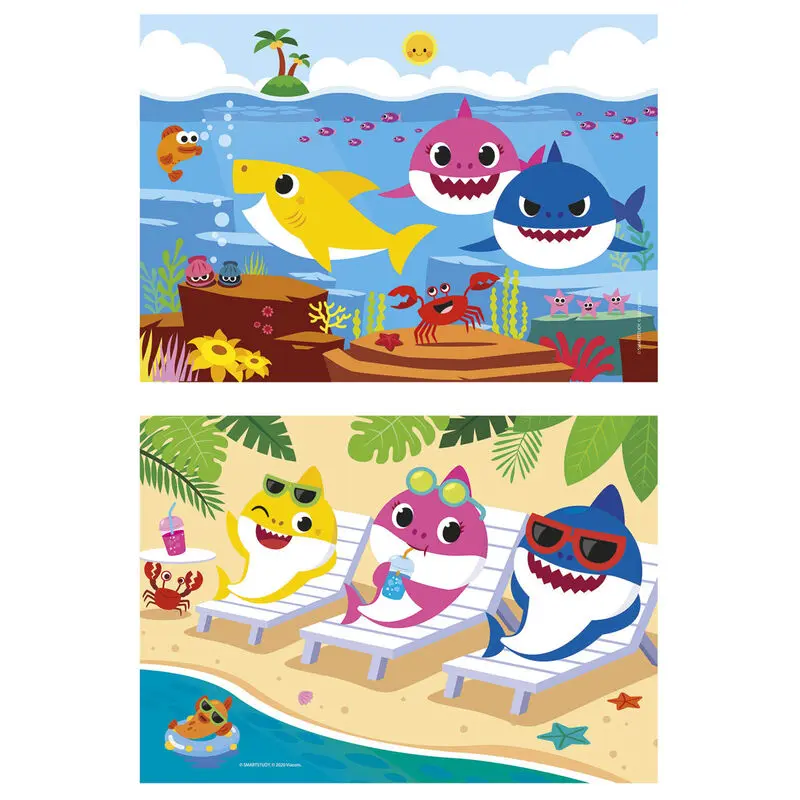 Baby Shark puzzle 2x20db-os termékfotó